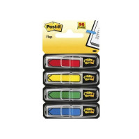 Produktbild för Indexflikar Post-it liten med pilar 4 assorterade färger 4 b...