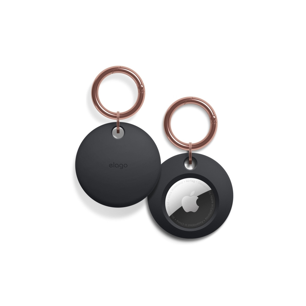 Produktbild för elago EATSC-BA-BK, Ask, Svart, Apple, Silikon, AirTag, 43 mm