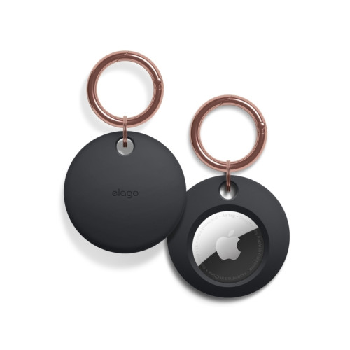 ELAGO elago EATSC-BA-BK, Ask, Svart, Apple, Silikon, AirTag, 43 mm
