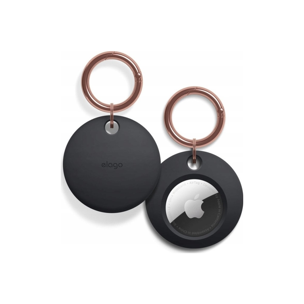 Produktbild för elago EATSC-BA-BK, Ask, Svart, Apple, Silikon, AirTag, 43 mm