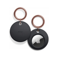 Produktbild för elago EATSC-BA-BK, Ask, Svart, Apple, Silikon, AirTag, 43 mm