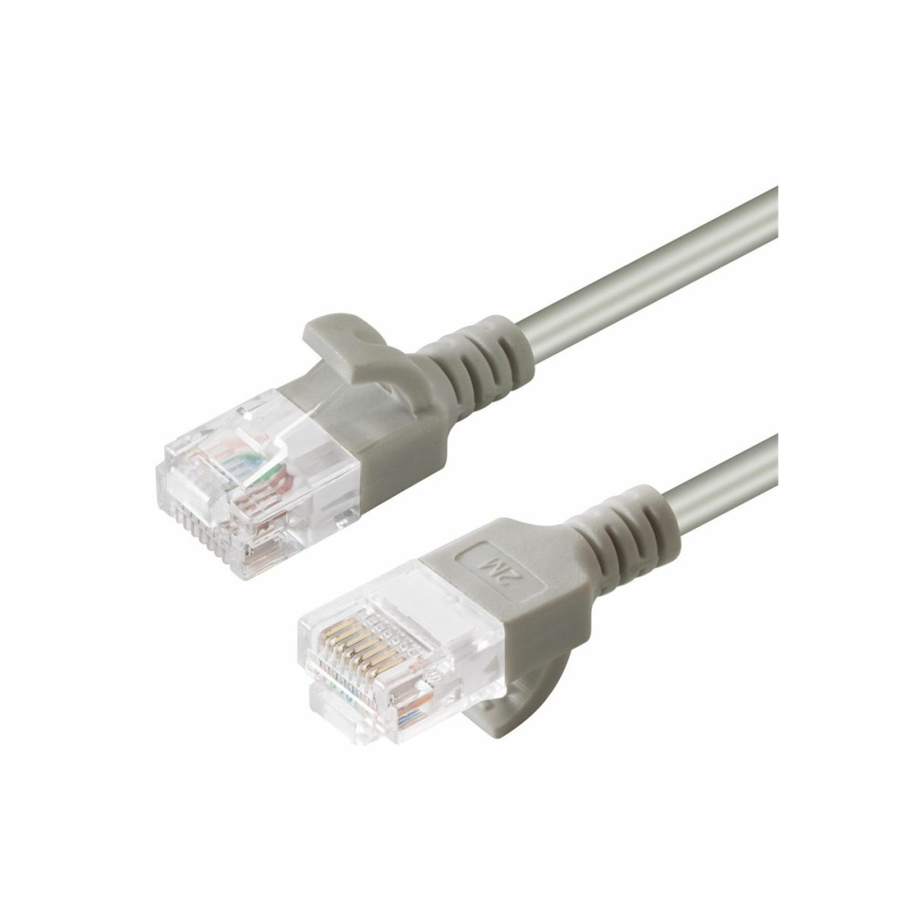 Produktbild för MicroConnect nätverkskabel - 2 m - grå