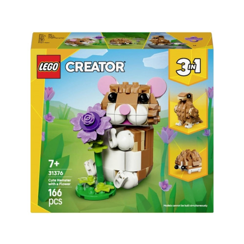 LEGO LEGO® CREATOR 6581016 Nitat set med hamstrar och blomma 3i1...