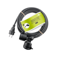 Produktbild för Goobay 65435, 10 m, Utomhus, Typ F, Type EF (CEE 7/7), IP44,...