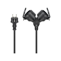 Produktbild för Goobay 65435, 10 m, Utomhus, Typ F, Type EF (CEE 7/7), IP44,...