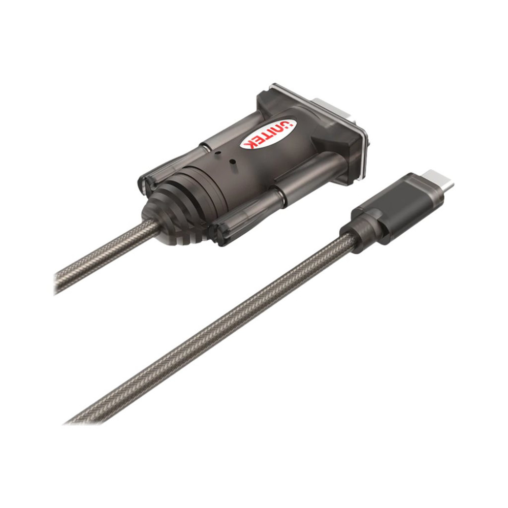 Produktbild för Unitek Y-1105K - USB / seriell kabel - USB-C till RS-232 - 1.5 m