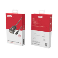 Produktbild för Unitek Y-1105K - USB / seriell kabel - USB-C till RS-232 - 1.5 m