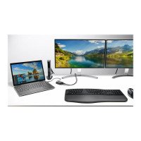 Produktbild för Kensington Pro Fit Ergo Wireless Keyboard - tangentbord - tysk - svart Inmatningsenhet