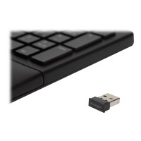 Produktbild för Kensington Pro Fit Ergo Wireless Keyboard - tangentbord - tysk - svart Inmatningsenhet