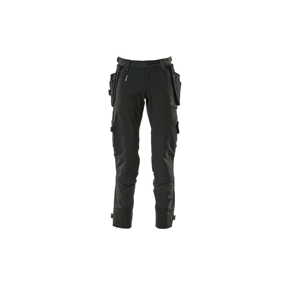 Produktbild för MASCOT 17031-311-09, Byxor, Alla, Svart, Elastan, Nylon, 235...