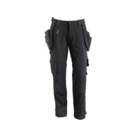 Produktbild för MASCOT 17031-311-09, Byxor, Alla, Svart, Elastan, Nylon, 235...