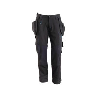 Produktbild för MASCOT 17031-311-09, Byxor, Alla, Svart, Elastan, Nylon, 235...