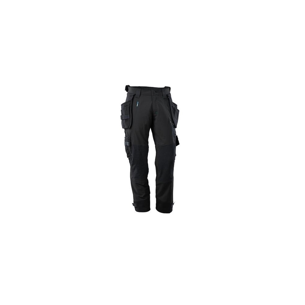 Produktbild för MASCOT 17031-311-09, Byxor, Alla, Svart, Elastan, Nylon, 235...