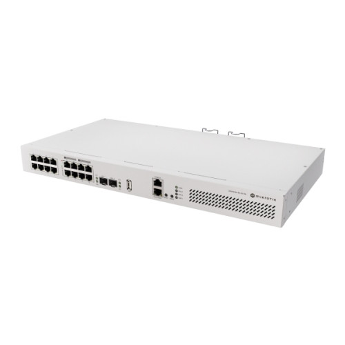 MikroTik MikroTik Cloud Router Switch CRS418-8P-8G-2S+RM - switch - 17 portar - Administrerad - rackmonterbar