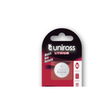 Produktbild för Uniross U1CR2016, Engångsbatteri, CR2016, Litium, 3 V, 1 sty...