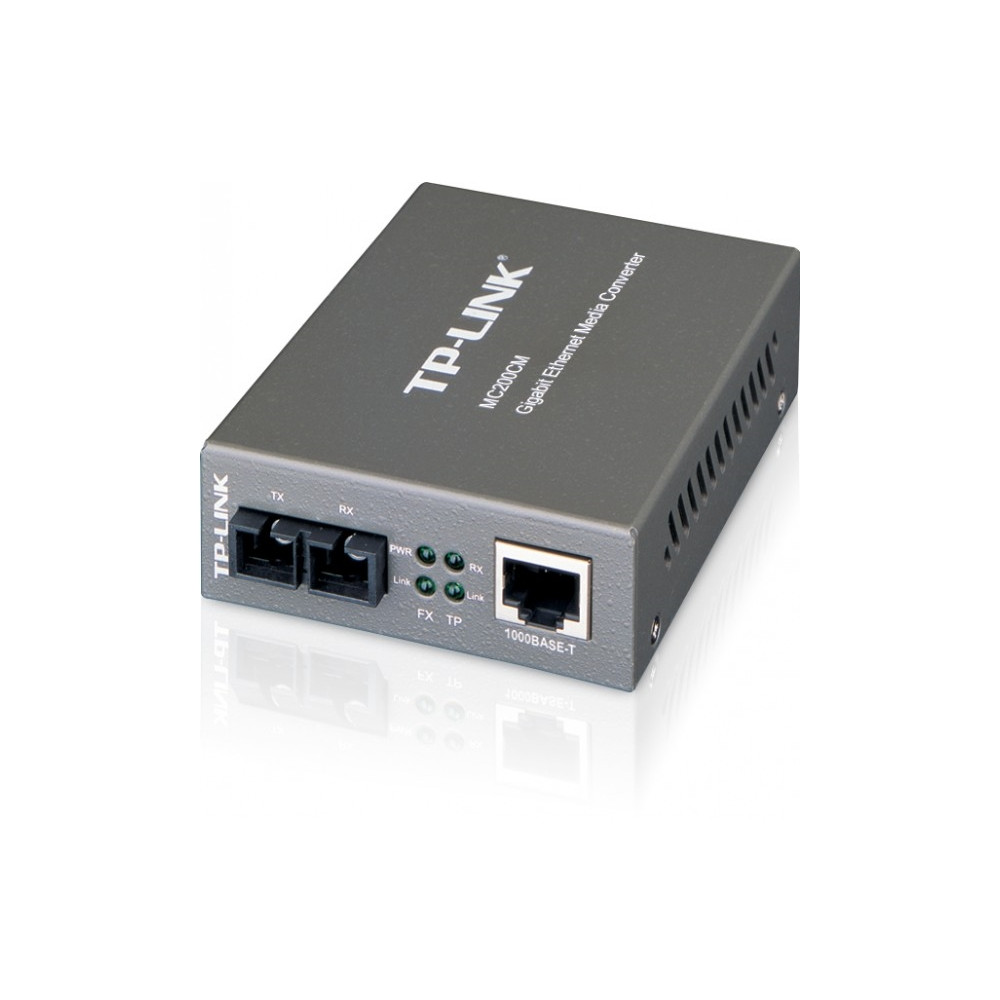 Produktbild för TP-Link MC200CM V5 - fibermediekonverterare - 1GbE