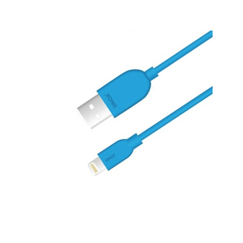 Sinox beslag Sinox Lightning kabel m/original Apple chip. 2m. Blå, 2 m, L...