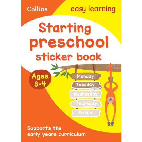 HarperCollins Publishers Starting preschool Sticker Book Ages 3-4 (häftad, eng)