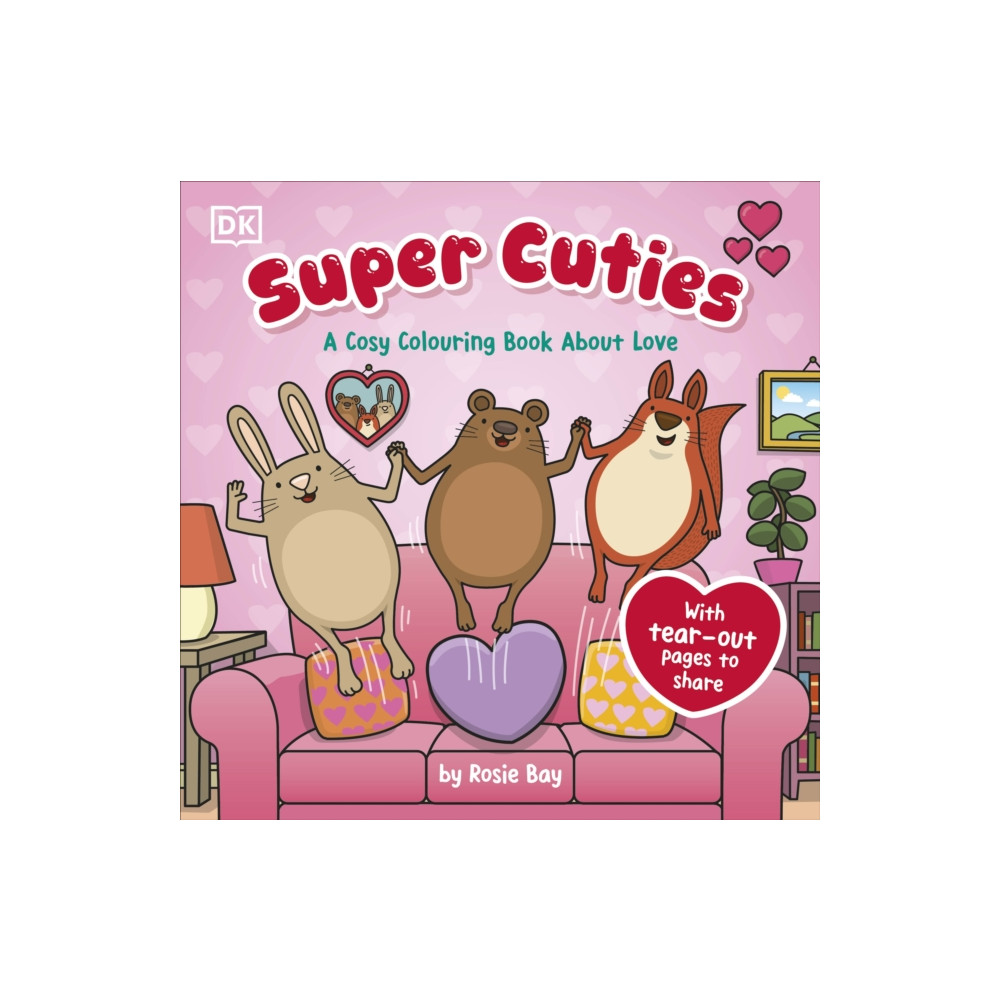 Produktbild för Super Cuties A Cosy Colouring Book about Love (häftad, eng)