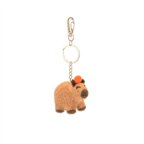 SASS & BELLE Capybara Felt Keyring