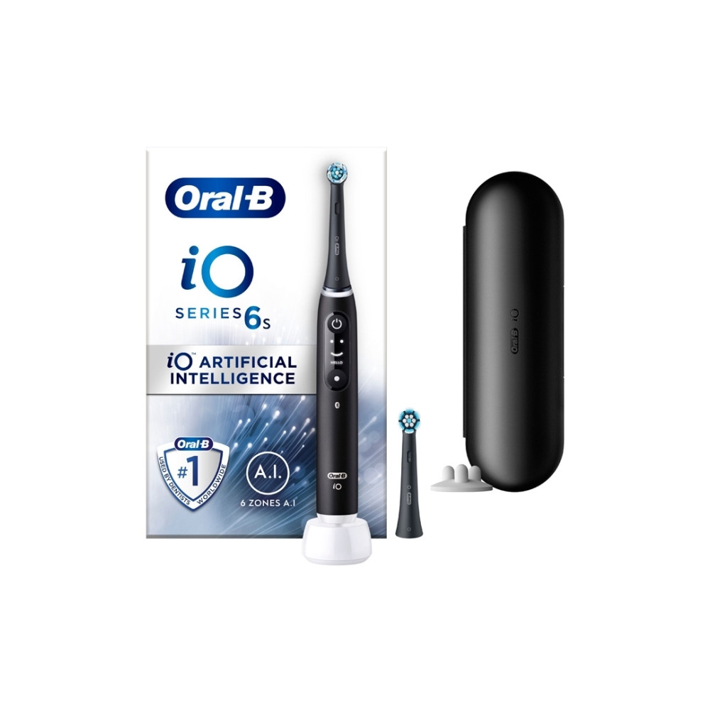 Produktbild för Oral-B iO 6, Vuxen, Vibrerande tandborste, Daglig vård, Djup...