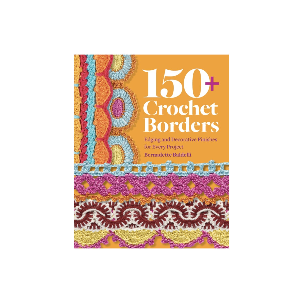 Produktbild för 150+ Crochet Borders (häftad, eng)