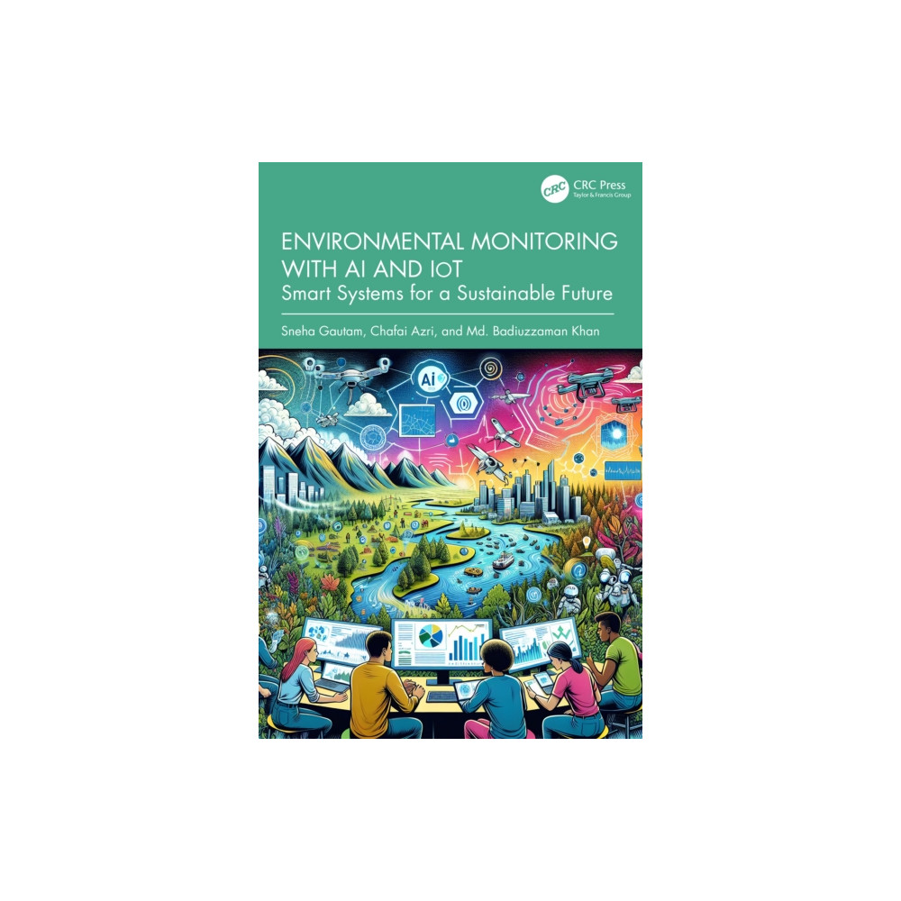 Produktbild för Environmental Monitoring with AI and IoT (häftad, eng)