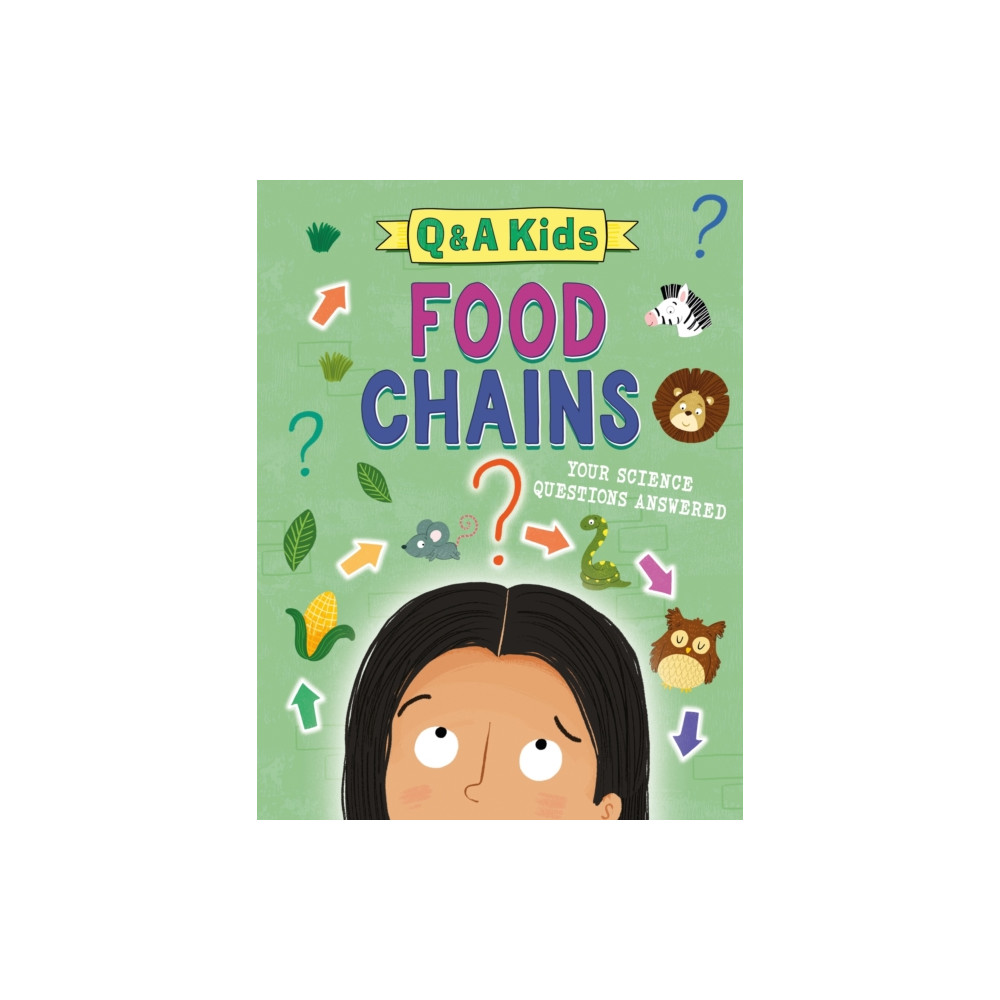 Produktbild för Q and A Kids: Food Chains (inbunden, eng)