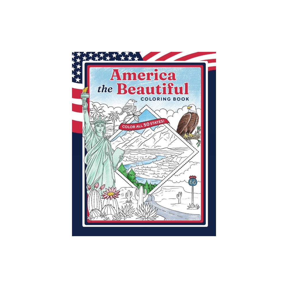 Produktbild för America the Beautiful Coloring Book (häftad, eng)
