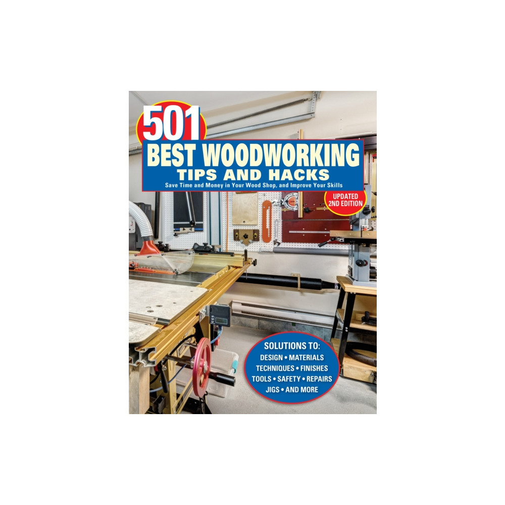 Produktbild för 501 Best Woodworking Tips and Hacks (häftad, eng)