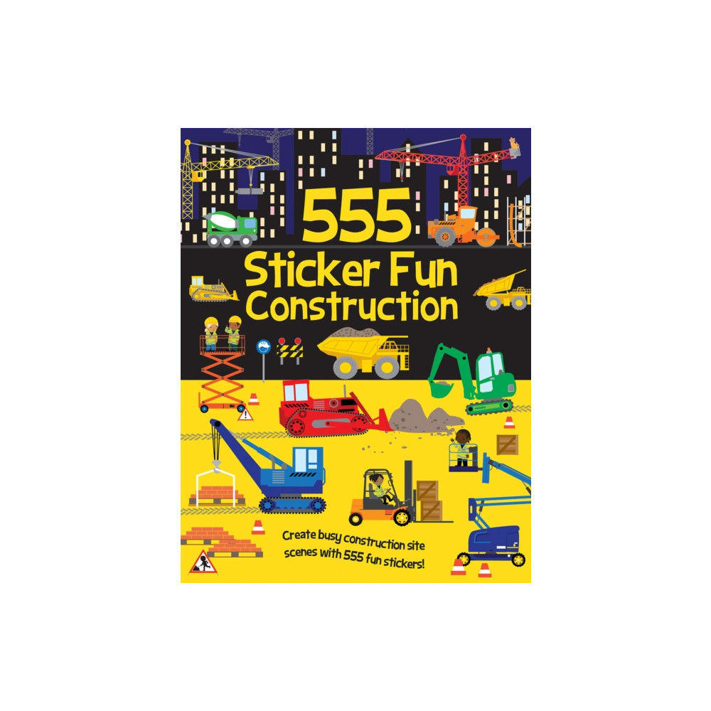 Produktbild för 555 Sticker Fun Construction (häftad, eng)