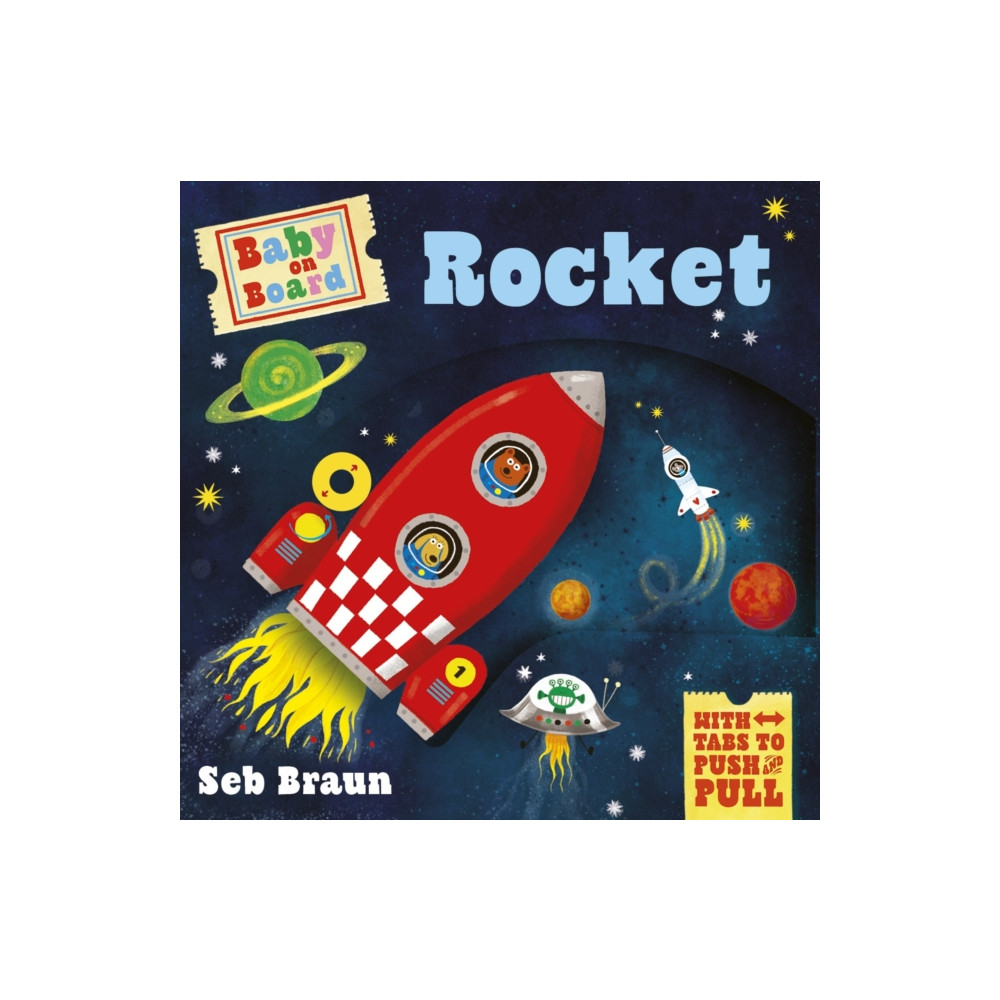Produktbild för Baby on Board: Rocket (bok, board book, eng)