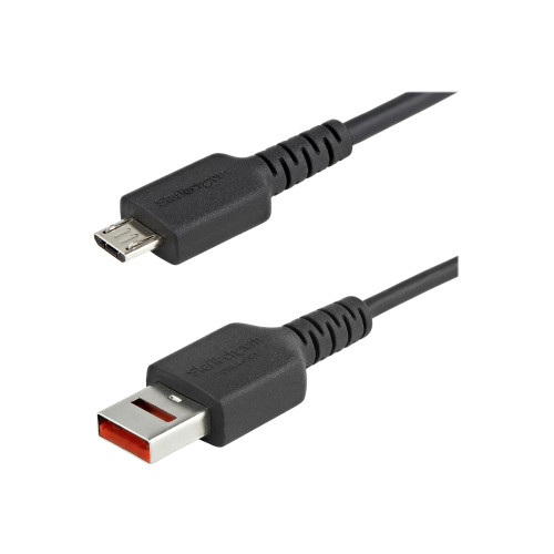 StarTech.com StarTech.com Säker laddningskabel på 1 m - USB-A till Micro USB-B-datablockerarkabel för endast laddning - Laddningskabel utan data för telefon/surfplatta - Datablockerande USB-kabeladapter - USB-kabel - USB (endast ström) till Mikro-USB typ B (endast str