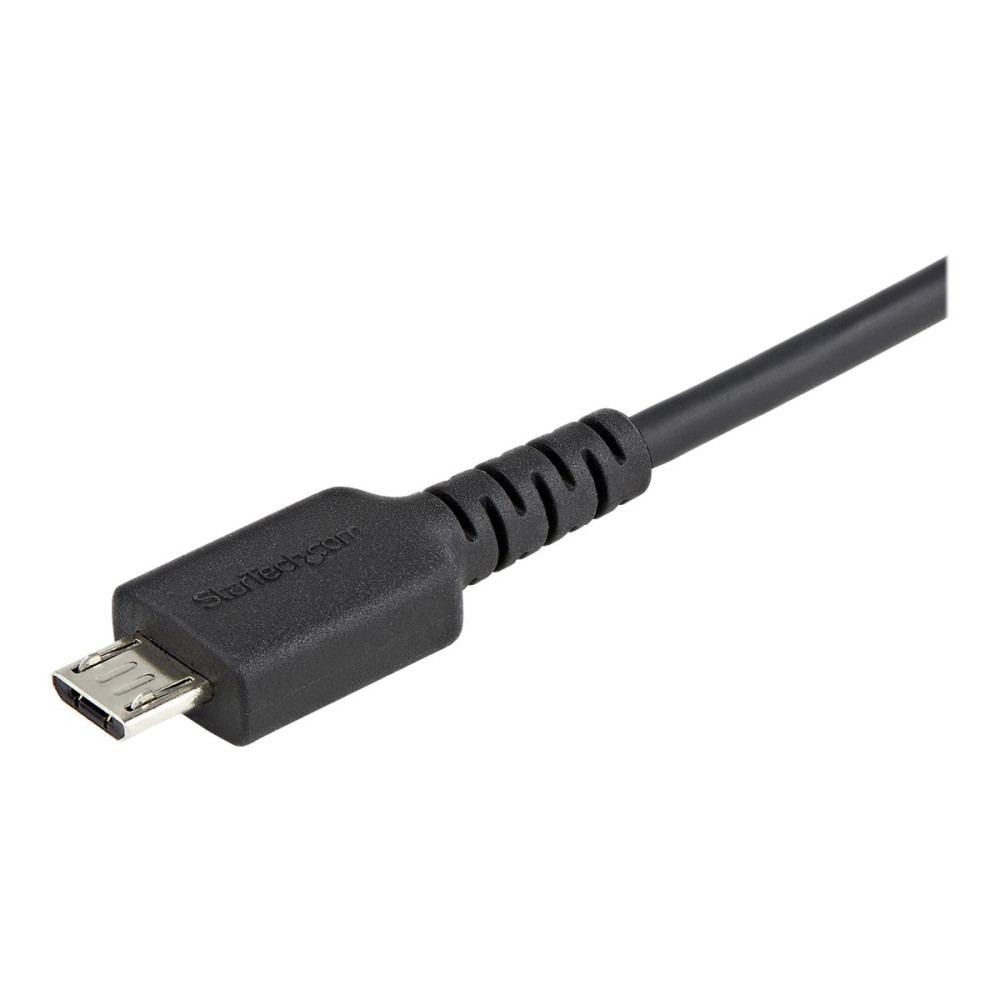 Produktbild för StarTech.com Säker laddningskabel på 1 m - USB-A till Micro USB-B-datablockerarkabel för endast laddning - Laddningskabel utan data för telefon/surfplatta - Datablockerande USB-kabeladapter - USB-kabel - USB (endast ström) till Mikro-USB typ B (endast str