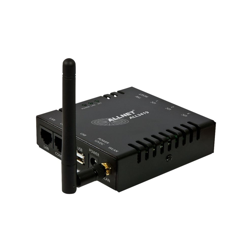 Produktbild för ALLNET ALL3419 - termostat - 802.11b/g/n - med ALLNET ALL3006 temperature sensor