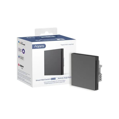 Lumi United Technology Aqara H2 - smart omkopplare - Thread, ZigBee, Bluetooth LE - mörkgrå