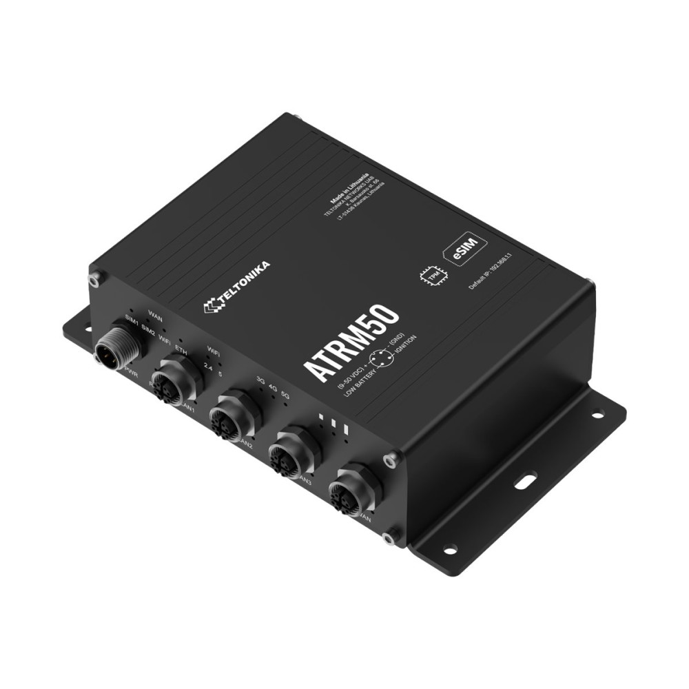 Produktbild för Teltonika ATRM50 - trådlös router - WWAN - Wi-Fi 5 - 5G, 3G, 4G - försänkt montering möjlig