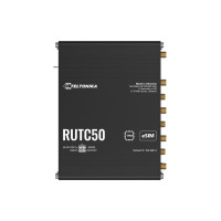 Produktbild för Teltonika RUTC50 - trådlös router - WWAN - Wi-Fi 6 - 3G, 4G, 5G - DIN-skenmonterbar, väggmonterbar, bordsmonterbar