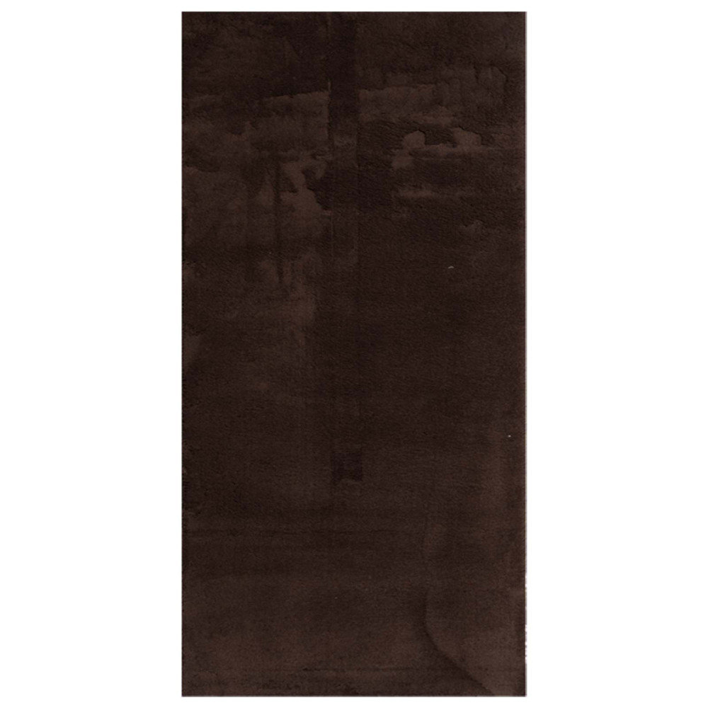 Produktbild för Mellanhög mjuk och tvättbar matta HUARTE Brun 200 x 100 cm