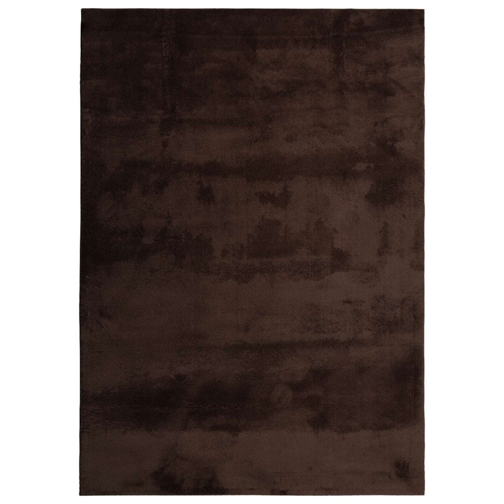 Produktbild för Mellanhög mjuk och tvättbar matta HUARTE Brun 200 x 140 cm