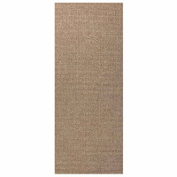 Produktbild för Områdesmattor Rektangulär AGIRA Naturfärg 150 x 80 cm Polyester