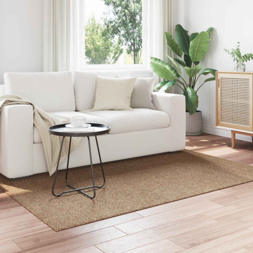 vidaXL Områdesmattor Rektangulär AGIRA Naturfärg 170 x 120 cm