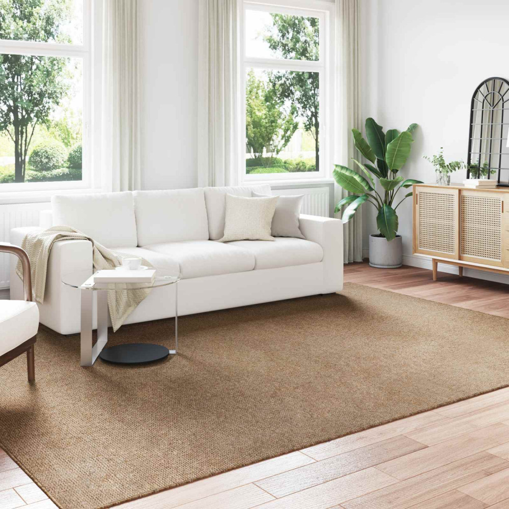 Produktbild för Områdesmattor Rektangulär AGIRA Naturfärg 340 x 240 cm