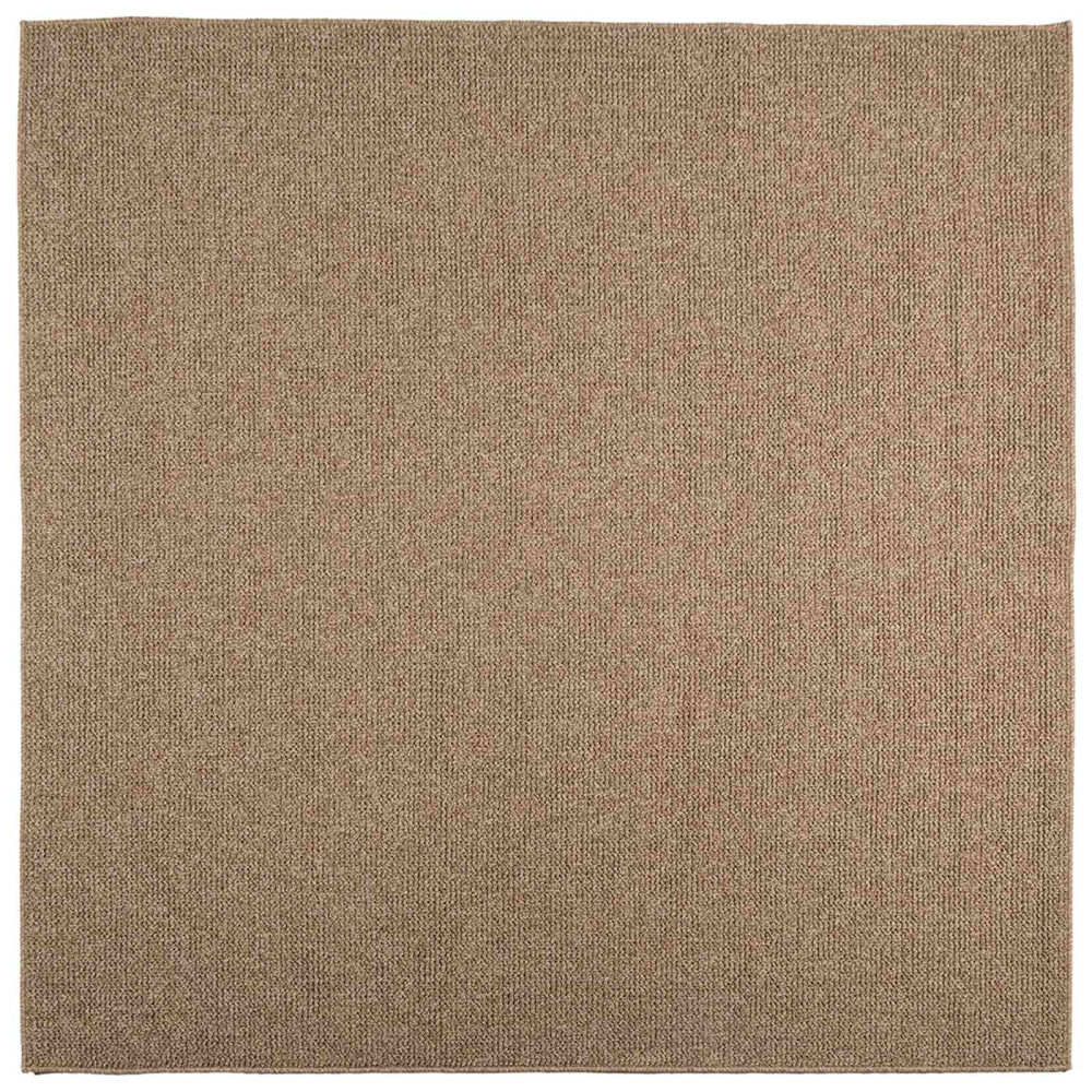 Produktbild för Områdesmattor Fyrkantig AGIRA Naturfärg 120 x 120 cm Polyester