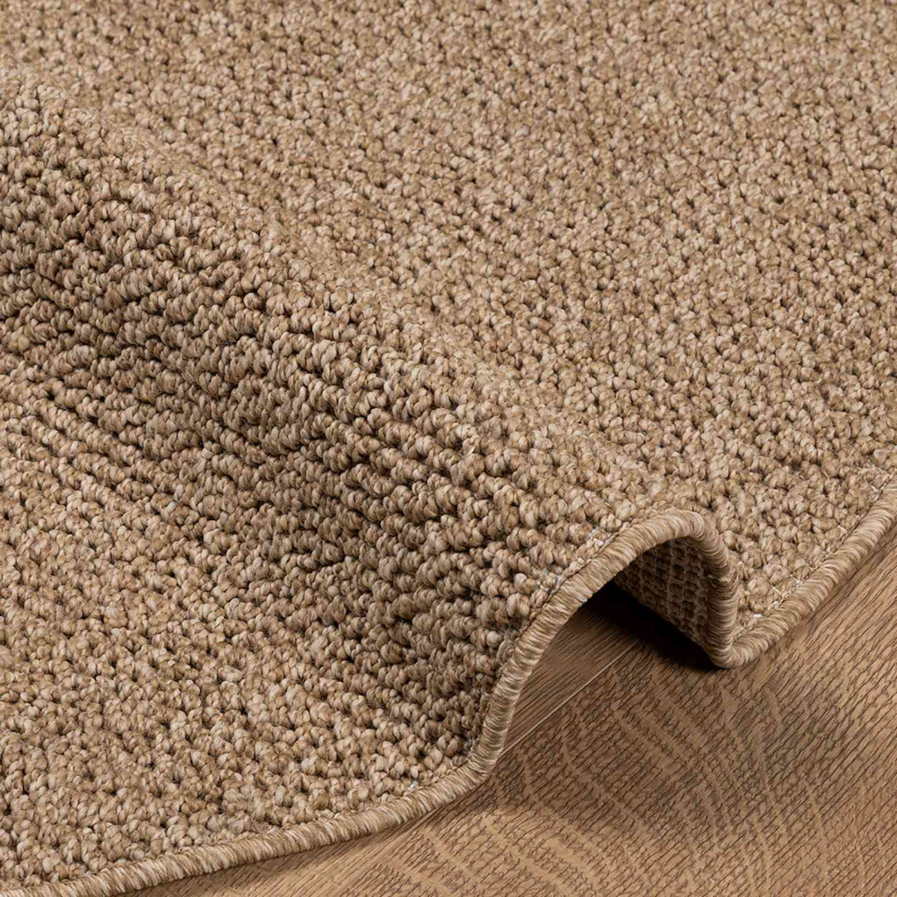 Produktbild för Områdesmattor Rund AGIRA Naturfärg Ø 120 CM Polyester