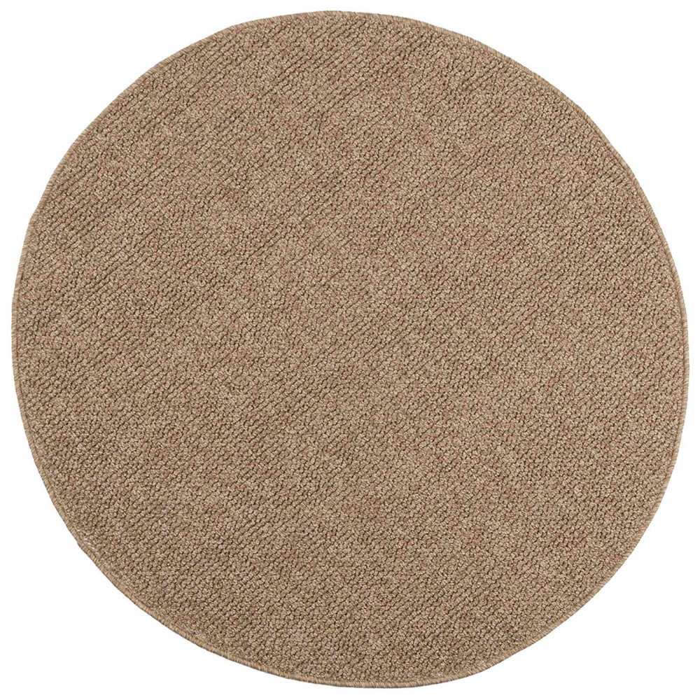 Produktbild för Områdesmattor Rund AGIRA Naturfärg Ø 160 CM Polyester
