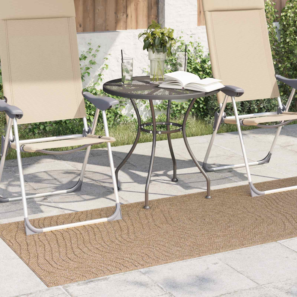 Produktbild för Områdesmattor Moiré AGIRA Naturfärg 200 x 80 cm Polyester