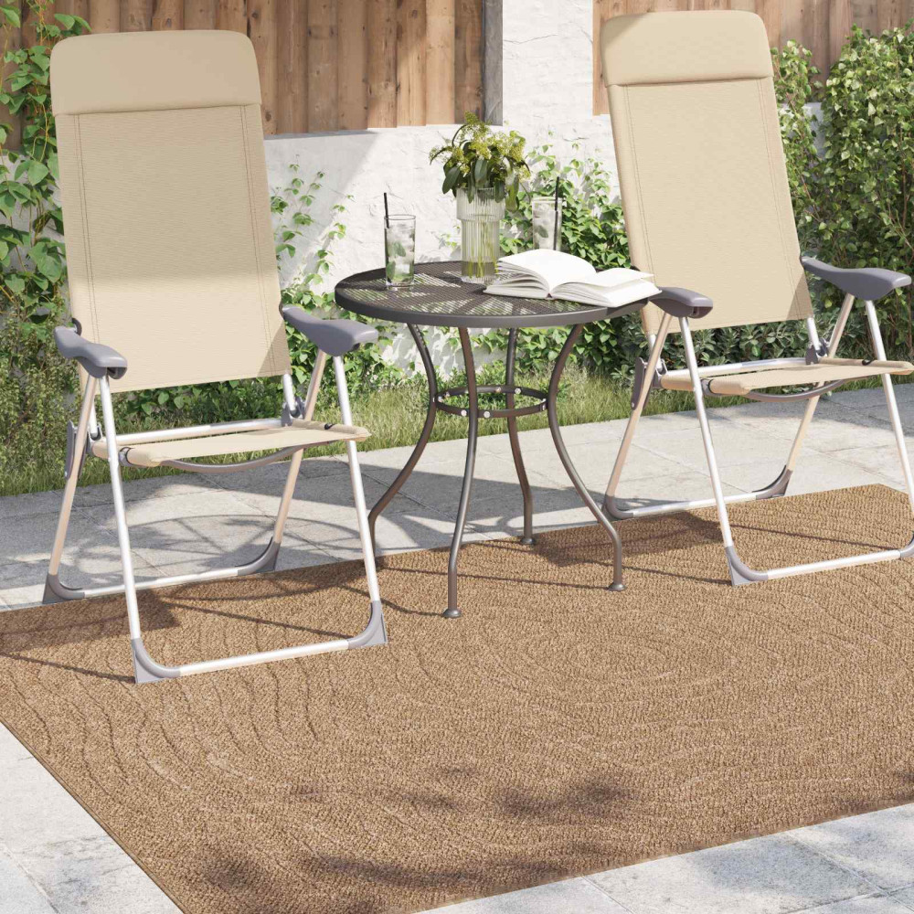 Produktbild för Områdesmattor Moiré AGIRA Naturfärg 170 x 120 cm Polyester