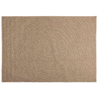 Produktbild för Områdesmattor Moiré AGIRA Naturfärg 200 x 140 cm Polyester