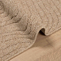 Produktbild för Områdesmattor Moiré AGIRA Naturfärg 230 x 160 cm Polyester